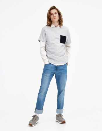 Gray T-shirt for men